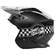 Oneal VOLT Helmet CLEFT Black White Motorcycle Jet Helmet