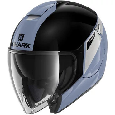 Motorcycle Мотошлем Jet Shark CITYCRUISER KARONN Gray Gray Black
