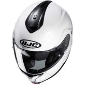 Hjc C91N Solid Pearl White Modular Motorcycle Helmet
