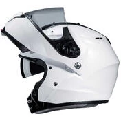 Hjc C91N Solid Pearl White Modular Motorcycle Helmet