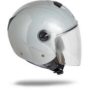 Jet One Motorcycle Helmet With One Gamma Glossy Gray Visor
