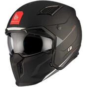 Motorcycle Helmet Trial Mt Helmet STREETFIGHTER SV S Solid Matt Black