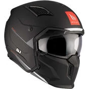 Motorcycle Helmet Trial Mt Helmet STREETFIGHTER SV S Solid Matt Black
