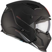Motorcycle Helmet Trial Mt Helmet STREETFIGHTER SV S Solid Matt Black
