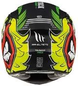 Integral Motorcycle Helmet MT Helmets TARGO TRUCK A2 Matte Black Fluo Yellow