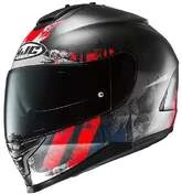 Integral Helmet HJC IS-17 Shapy MC1SF Black Red