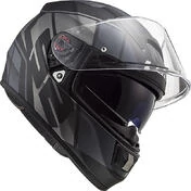 Motorcycle Helmet HPFC Fiber LS2 FF397 VECTOR Kripton Black Titanium Matt