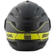 Motorcycle Helmet Jet Blauer HT Brat Black Yellow Fluo
