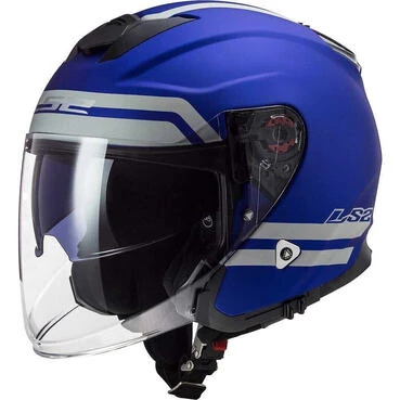 Jet Moto Мотошлем Ls2 OF521 INFINITY Moto Hyper Blue Matt