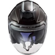Jet Motorcycle Helmet Ls2 OF521 INFINITY Hyper Wood