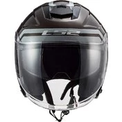 Jet Motorcycle Helmet Ls2 OF521 INFINITY Hyper Wood