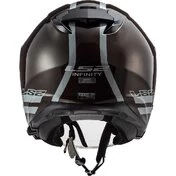 Jet Motorcycle Helmet Ls2 OF521 INFINITY Hyper Wood