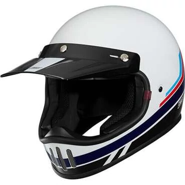 Craft MX-Line 1.0 - Retro 3C Multicolor Motocross Мотошлем