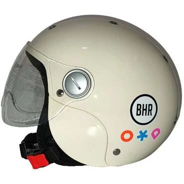 Motorcycle Мотошлем Jet Child Bhr 816 Baby White Symbols