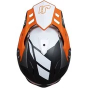 Integral Motorcycle Helmet Adventure Just1 J34 Pro Outerspace Fluo Orange Black