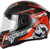 Helmet Moto Integral Fiber Origin ST Race Black White Red