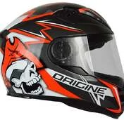 Helmet Moto Integral Fiber Origin ST Race Black White Red