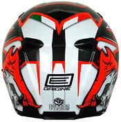 Helmet Moto Integral Fiber Origin ST Race Black White Red