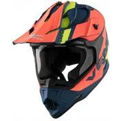 Vemar VH Taku Blade Navy Orange Cross Enduro Motorcycle Helmet