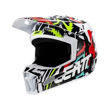 Leatt 3.5 2023 Kid Мотошлем Multi Белый
