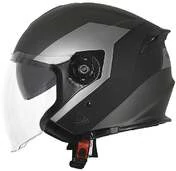 Helmet Moto Jet Double Visor Origin PALIO 2.0 EKO Matte Black Titanium
