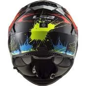 Full Face Motorcycle Helmet Ls2 FF800 STORM Drop Black Yellow Red