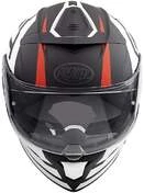 Integral Motorcycle Helmet In DEVIL GT92 Premier Fiber BM Black White Red Matt