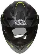 Modular Motorcycle Helmet Dual Sport Premier X-TRAIL MO Y BM Black Matt Yellow