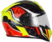 Helmet Moto Integral Double Visor Origin GT Raider Black Yellow Red