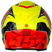 Helmet Moto Integral Double Visor Origin GT Raider Black Yellow Red