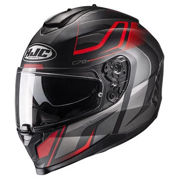 Hjc C70 Lantic Мотошлем Black Red Красный