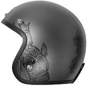 Motorcycle Helmet Jet Origin Primo Vintage Custom Looser Gray Opaque