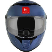 Integral Motorcycle Helmet Mt Helmet THUNDER 4 Sv Solid A7 Matt Blue