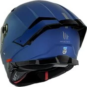 Integral Motorcycle Helmet Mt Helmet THUNDER 4 Sv Solid A7 Matt Blue