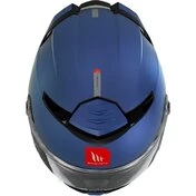 Integral Motorcycle Helmet Mt Helmet THUNDER 4 Sv Solid A7 Matt Blue