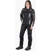 Elongated Women's Motorcycle Pants In Ixs TROMSO-ST 2.0 Black Fabric