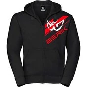 Berik 2.0 Hooded Sweatshirt FC Dual Zip 02 Printed With White Red Logo
