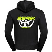 FC Dual 09 Berik 2.0 Hooded Sweatshirt Printed With Yellow Fluo White Logo