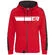 Berik 2.0 Hooded Sweatshirt Front Zip Printed Red White