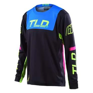 Troy Lee Designs Gp Fractura Kid Jersey Black Черный