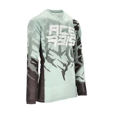 Acerbis Mx J-track Six Jersey Green Black Зеленый