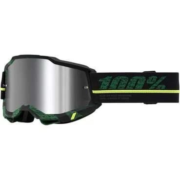 100% Accuri 2 Overlord Goggle Silver Mirrored Зеленый