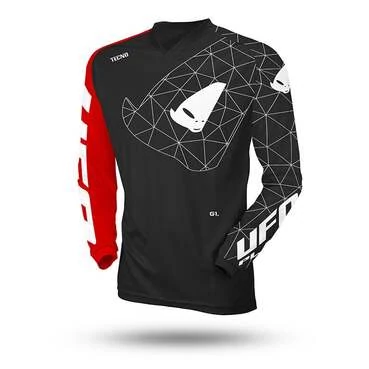 Ufo Tecno Jersey Black Red Черный