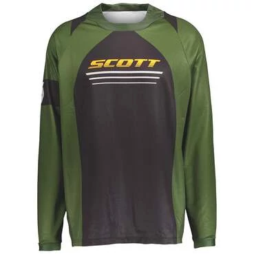 Scott X-plore Jersey Black Green Зеленый