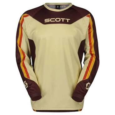 Scott Evo Dirt Jersey Brown Beige Бежевый