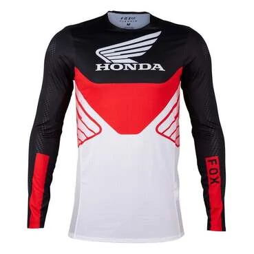 Fox Flexair Honda Jersey Black White Красный