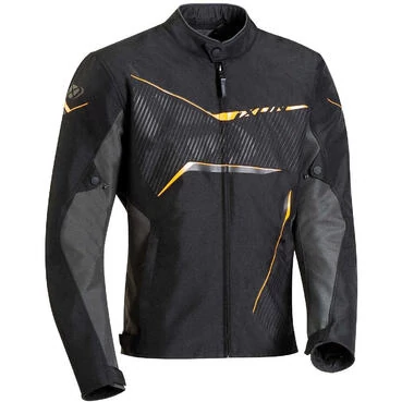 Ixon SLASH Black Anthracite Orange Fabric Motorcycle мотокуртка