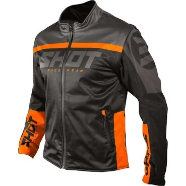 Shot SoftShell Lite 2.0 Waterproof мотокуртка Black Orange