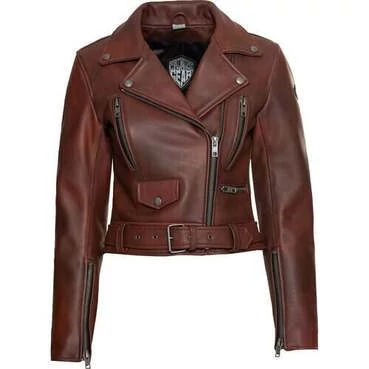Bad Bonnie Ladies leather мотокуртка Red