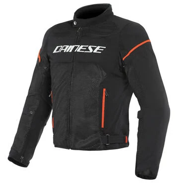 Dainese Air Frame D1 Tex мотокуртка Black Fluo Red